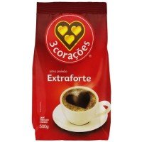 CAFE 3 CORAÇÕES EXTRA FORTE 500G