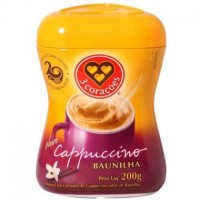 CAPPUCCINO 3 CORAÇÕES BAUNILHA 200G