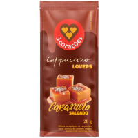 CAPPUCCINO 3 CORAÇÕES SACHÊ CARAMELO SALGADO 20G 