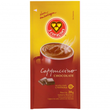 CAPPUCCINO 3 CORAÇÕES SACHÊ CHOCOLATE 20G 