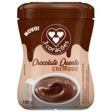 CHOCOLATE QUENTE CREMOSO 3 CORAÇÕES 180G 