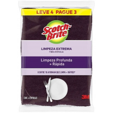 ESPONJA SCOTCH BRITE LIMPEZA EXTREMA LEVE4PAGUE3