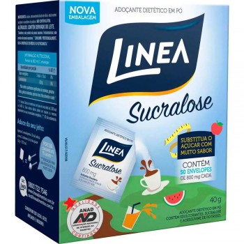 ADOÇANTE LINEA SUCRALOSE 25 GR C/ 50UN