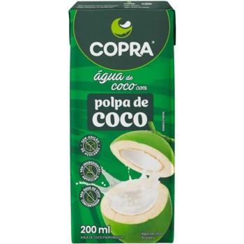 AGUA DE COCO COM POLPA COPRA 200ML