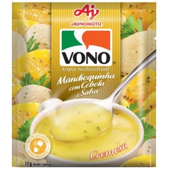 SOPA VONO MANDIOQUINHA COM CEBOLA E SALSA 17 GR