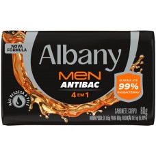 SABONETE ALBANY MEN ANTIBAC 4 EM 1 85G