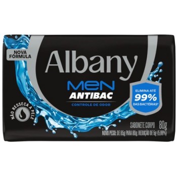 SABONETE ALBANY MEN ANTIBAC ODOR 85G