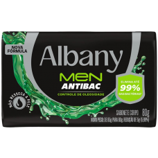SABONETE ALBANY MEN ANTIBAC OLEOSIDADE 85G