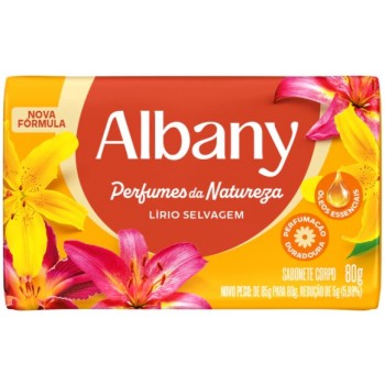 SABONETE ALBANY PERFUMES LÍRIO SELVAGEM  85G