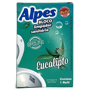 LIMPADOR BLOCO SANITARIO ALPES EUCALIPTO REFIL 1UN