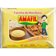 FARINHA DE MANDIOCA AMAFIL AMARELA 1 KG