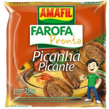 FAROFA PRONTA AMAFIL PICANHA PICANTE 250 GR