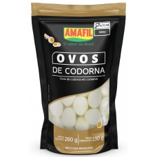 OVOS DE CODORNA EM CONSERVA AMAFIL SACHE 260 GR OVOS DE CODORNA EM CONSERVA AMAFIL SACHE 260 GR