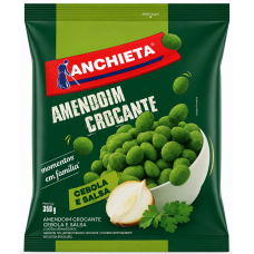 AMENDOIM ANCHIETA CROCANTE CEBOLA E SALSA 350G