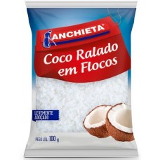 COCO RALADO EM FLOCOS ANCHIETA ADOÇADO 100G