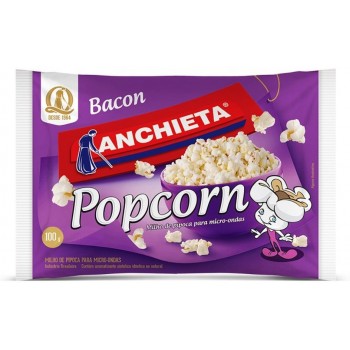 PIPOCA MICROONDAS ANCHIETA BACON 100G