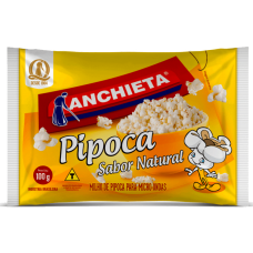 PIPOCA MICROONDAS ANCHIETA NATURAL 100G