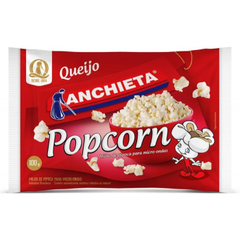 PIPOCA MICROONDAS ANCHIETA QUEIJO 100G