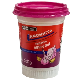TEMPERO ANCHIETA ALHO E SAL POTE 300G
