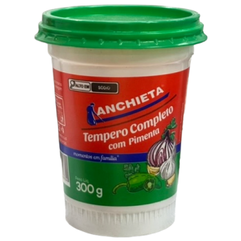 TEMPERO ANCHIETA COMPLETO COM PIMENTA POTE 300G