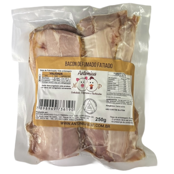 BACON DEFUMADO FATIADO ANTONIUS 250G