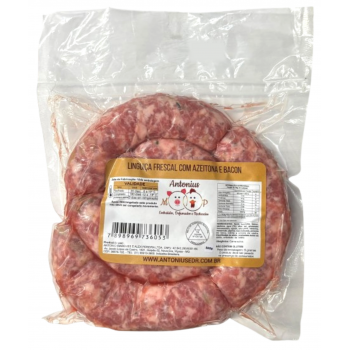 LINGUICA FRESCAL AZEITONA E BACON ANTONIUS 500G