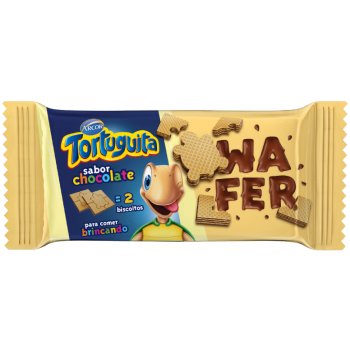 BISCOITO ARCOR WAFER TORTUGUITA CHOCOLATE 85G