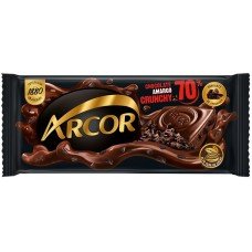 CHOCOLATE ARCOR AMARGO CRUNCHY 70 PC  80 GR