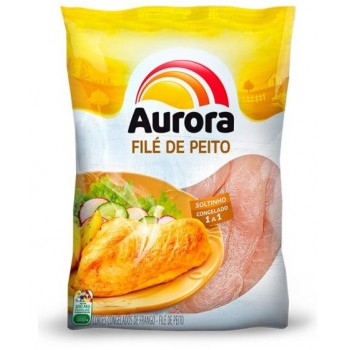 FILÉ DE PEITO FRANGO AURORA PACOTE 1KG