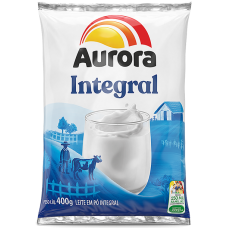 LEITE EM PÓ AURORA INTEGRAL 400G