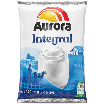 LEITE EM PÓ AURORA INTEGRAL 400G