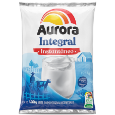 LEITE EM PÓ AURORA INTEGRAL INSTANTANEO 400G