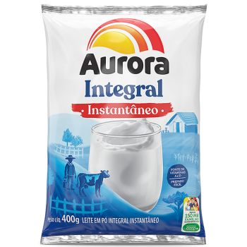 LEITE EM PÓ AURORA INTEGRAL INSTANTANEO 400G