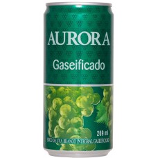 SUCO DE UVA BRANCO GASEIFICADO AURORA LATA 269ML