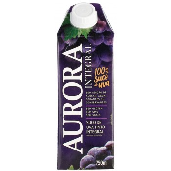 SUCO DE UVA INTEGRAL AURORA TP 750ML