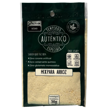 TEMPERO MIX PARA ARROZ AUTENTICO 30G
