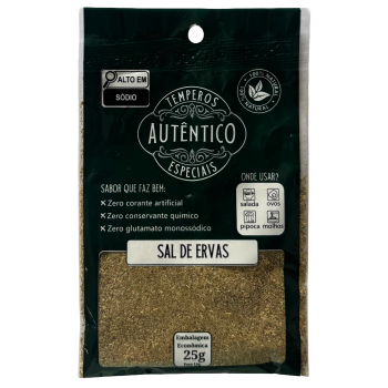 TEMPERO SAL DE ERVAS AUTENTICO 25G
