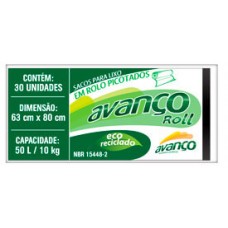 SACO PARA LIXO AVANÇO ROLL 50L