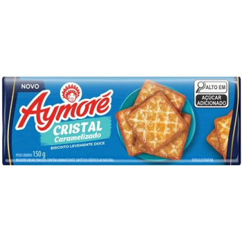 BISCOITO AYMORE CRISTAL CARAMELIZADO 150 GR