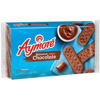 BISCOITO AYMORE MAIZENA CHOCOLATE 345G
