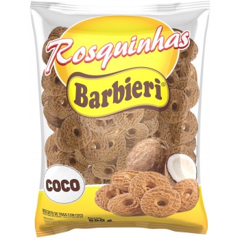 ROSQUINHA BARBIERI DE COCO 550 GR