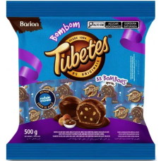 BOMBOM BARION TUBETES AVELA SABOR CHOCOLATE 500 GR BOMBOM BARION TUBETES AVELA SABOR CHOCOLATE 500 GR