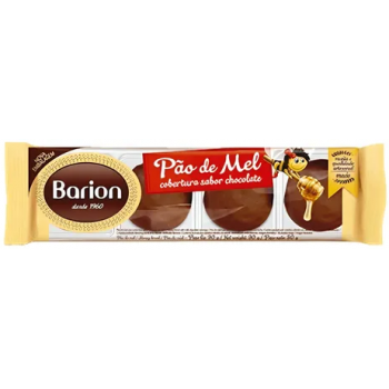 PÃO DE MEL COBERTURA CHOCOLATE BARION 90 GR