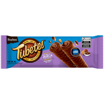 TUBETES SNACK CREME DE AVELA COM CACAU 80 GR