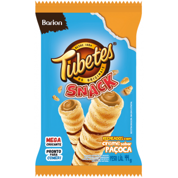 TUBETES SNACK CREME DE PACOCA 44 GR