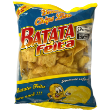 BATATA CHIPS FEITA NATURAL LISA 75 GR