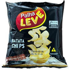 BATATA CHIPS PALHA LEVE CHURRASCO 30 GR