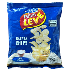 BATATA CHIPS PALHA LEVE NATURAL 30 GR