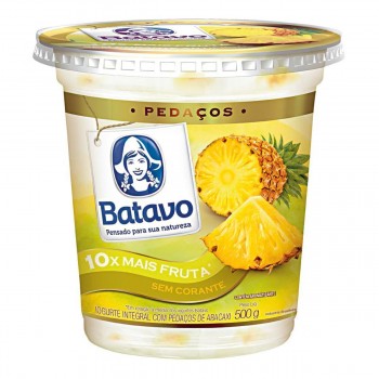 IOGURTE BATAVO PEDAÇOS FRUTAS ABACAXI 500G