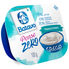 IOGURTE BATAVO GREGO PENSE ZERO TRADICIONAL 100G